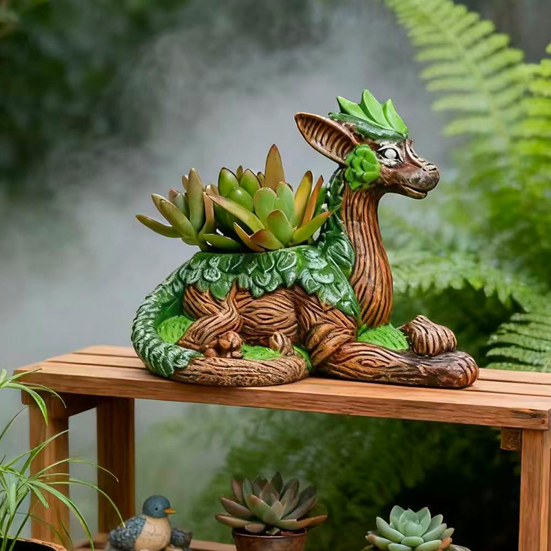 Aloe Vera Pot - Yaratıcı Ejderha Ağacı Saksı Sukulent Bitki