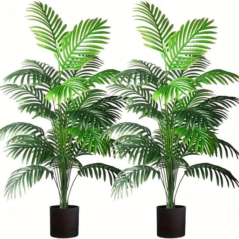 Dracaena Marginata - 24 Yapraklı Areka Palmiyesi Yapay Bitki