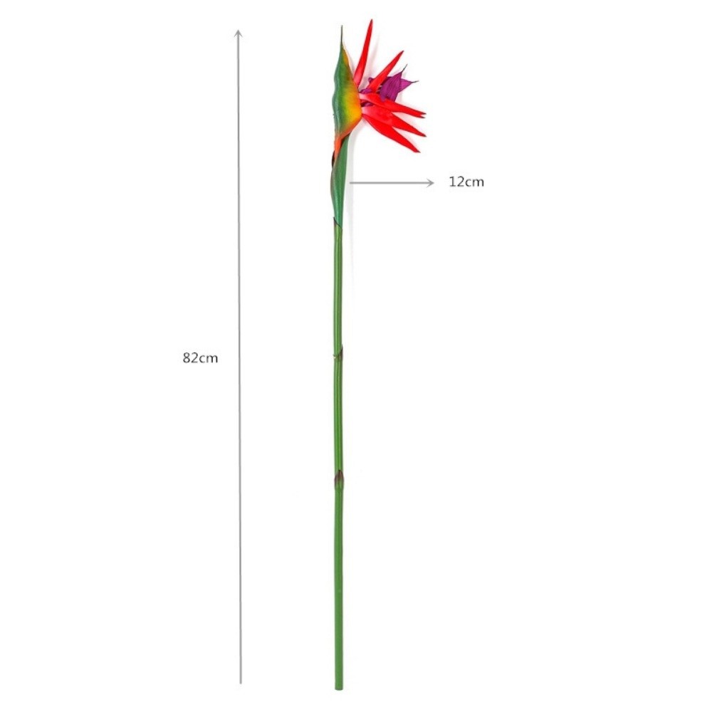 Bird Paradise Strelitzia - Yeni Uzun Saplı Yapay Cennet Kuşu