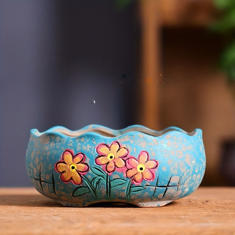 El Boyaması Seramik Sukulent S - Aloe Vera Pot incelemesi ve fiyatı