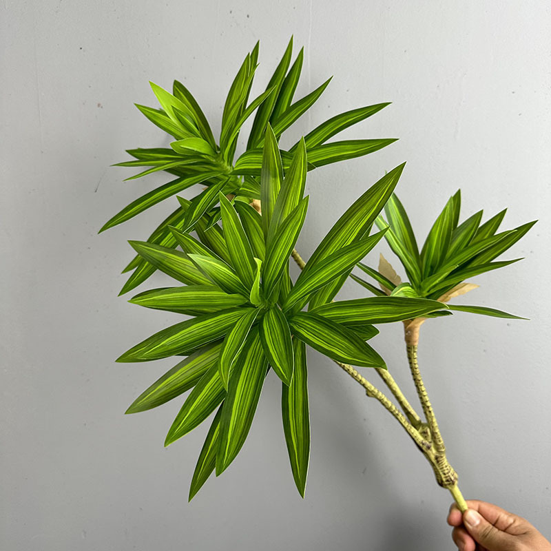 Simüle Yeşil Bitkiler 3 Başlı  - Dracaena Marginata incelemesi ve fiyatı