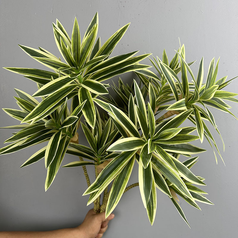 Simüle Yeşil Bitkiler 3 Başlı  - Dracaena Marginata incelemesi ve fiyatı